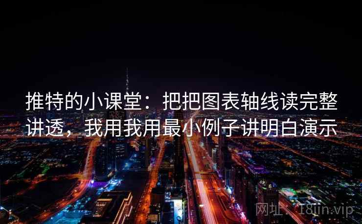 推特的小课堂:把把图表轴线读完整讲透,我用我用最小例子讲明白演示 推特的小课堂:把把图表轴线读完整讲透,我用我用最小例子讲明白演示